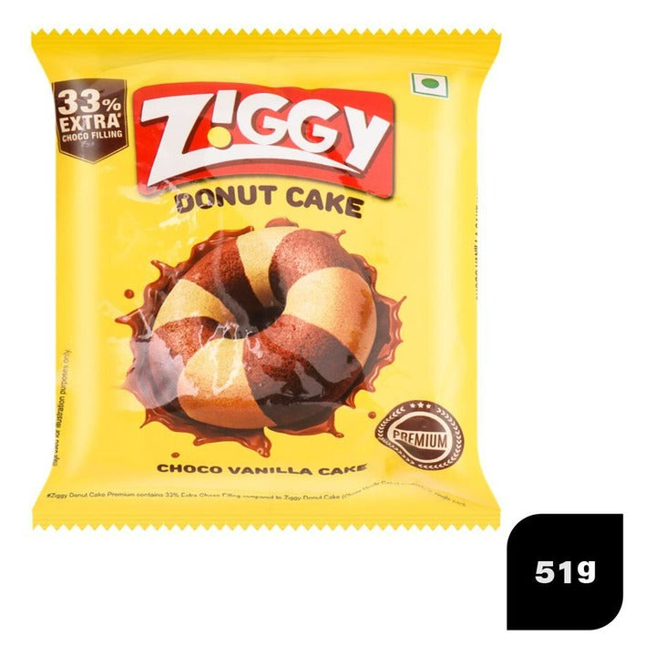Ziggy Donut Choco Vanilla Cake 51 g