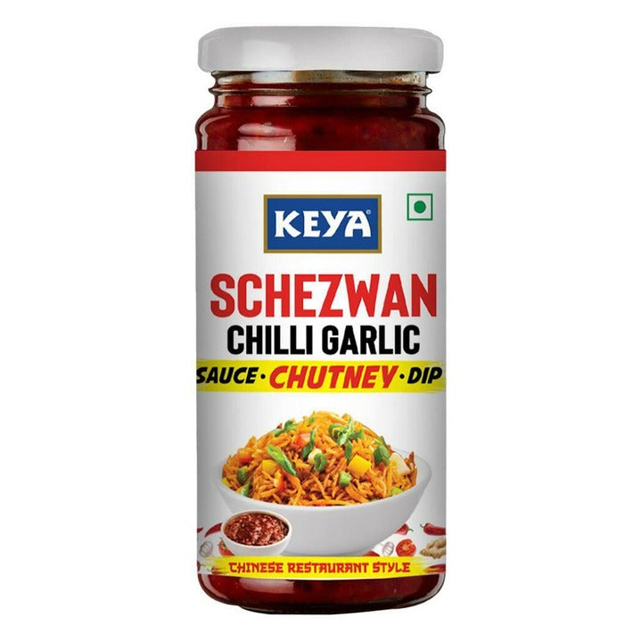 Keya Schezwan Chilli Garlic Chutney 250 g