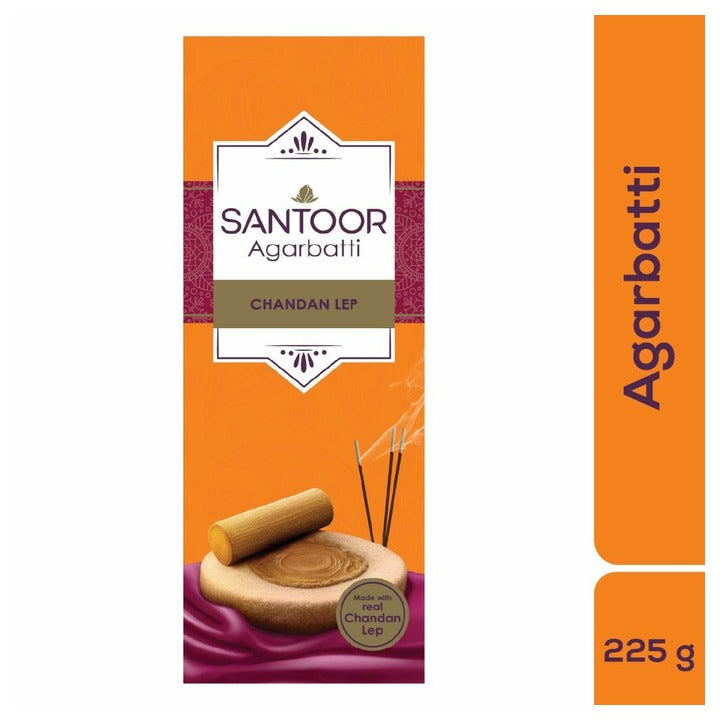 Santoor Chandan Lep Agarbatti 225 g