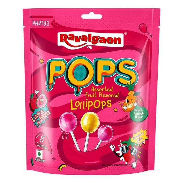 Ravalgaon Assorted Fruit Flavour Party Pack Lollipops 96 g