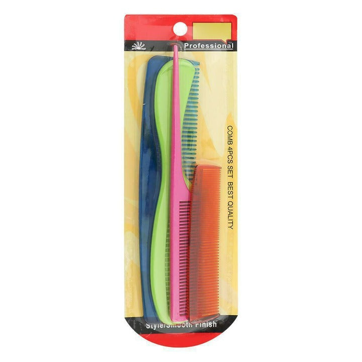 JB Hair Comb Set (Pack of 4)