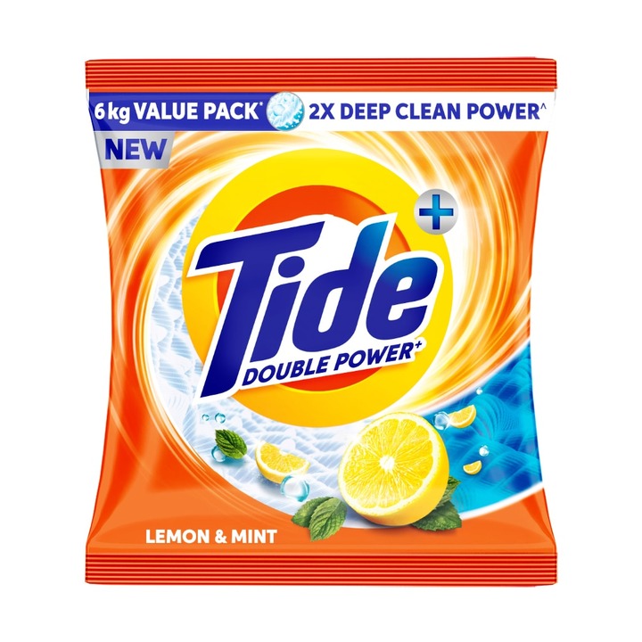 Tide Plus Detergent Lemon & Mint Washing Powder 6 kg