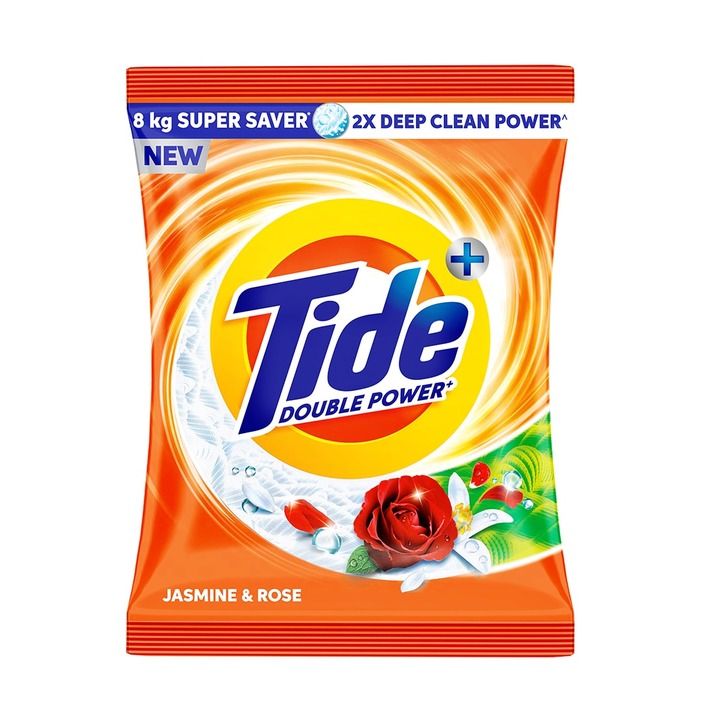 Tide Plus Jasmine & Rose Detergent Washing Powder 8 kg