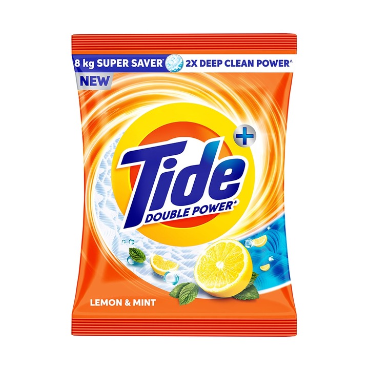 Tide Plus Detergent Washing Powder - 8kg | Lemon & Mint