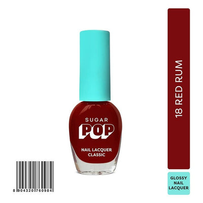 Sugar Pop Nail Lacquer 18 Red Rum 7 ml