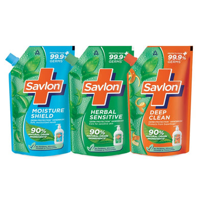 Savlon Multi Variant Handwash 650 ml x2 + 625 ml