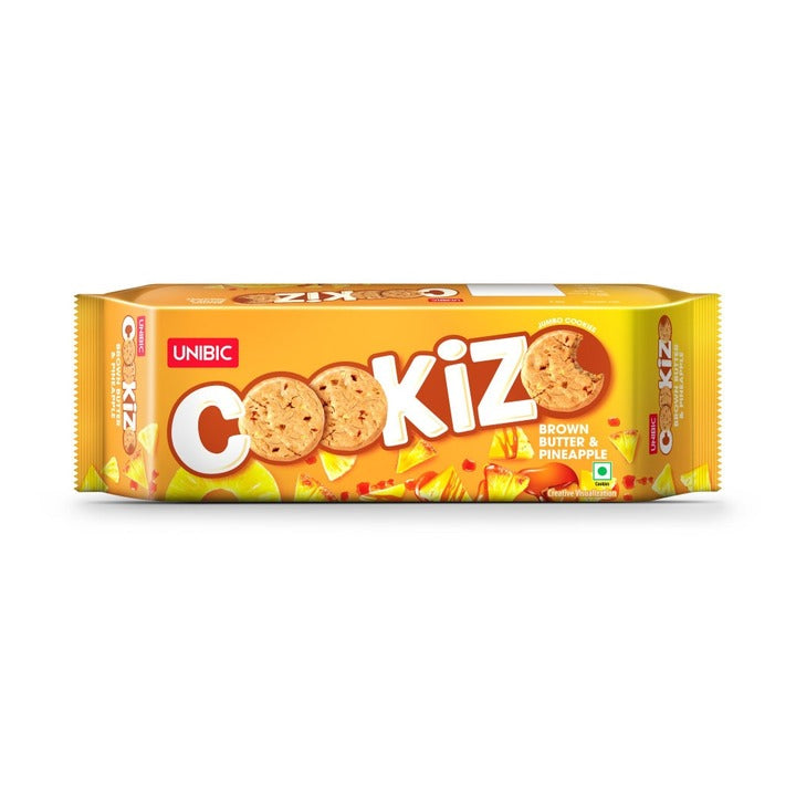 Unibic Cookizo Brown Butter & Pineapple Cookies 200 g