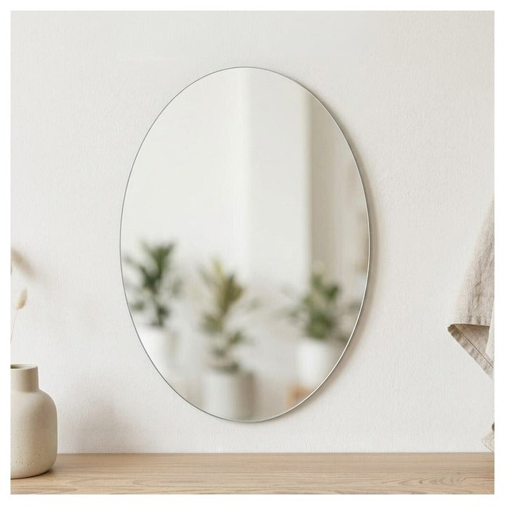 JB Oval Mirror Sticker