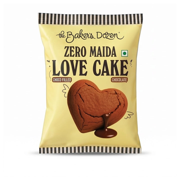 The Baker's Dozen Zero Maida Filled Chocolate Love Cake 40 g