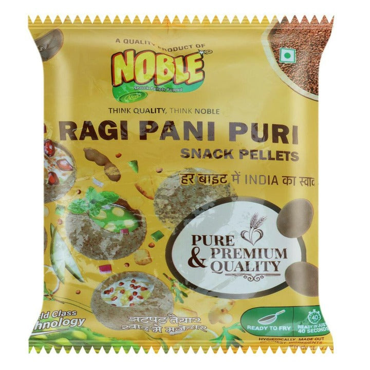 Noble Pure Premium Ragi Pani Puri Snack Pellets 500 g
