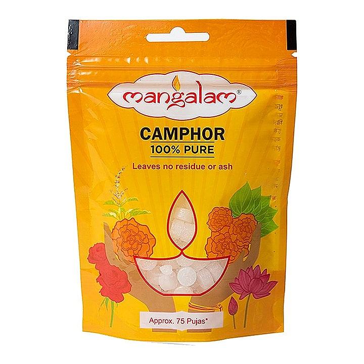 Mangalam Pure Camphor Pouch : 50 g