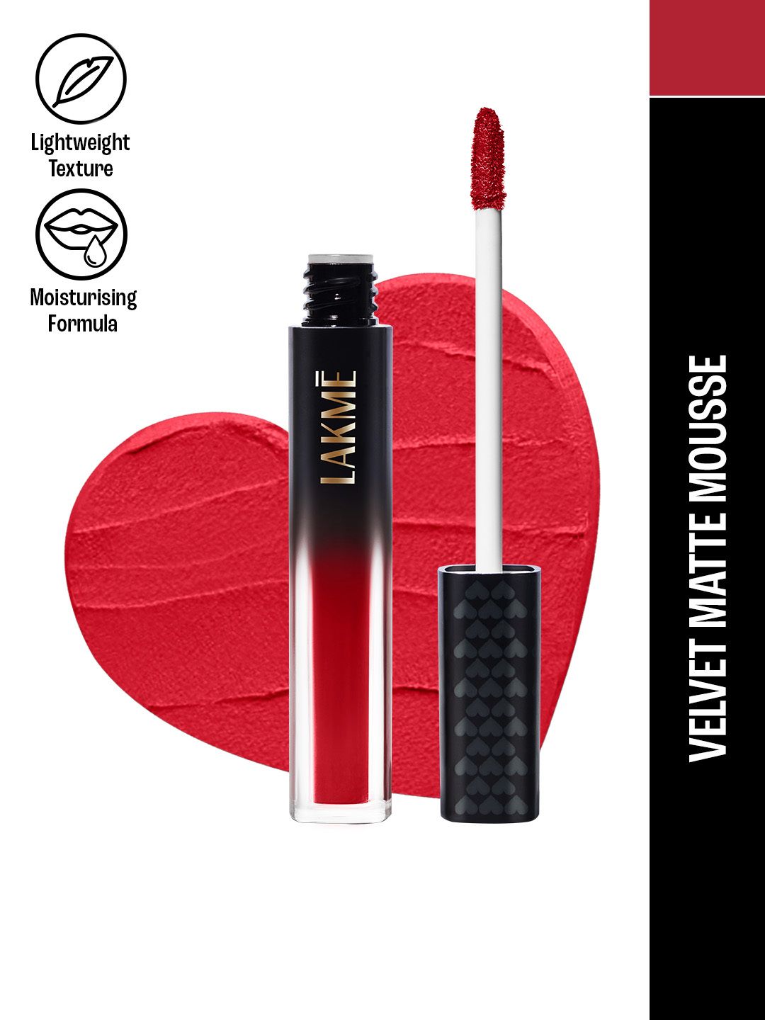 Lakme Xtraordin-airy Velvet Matte Lip Mousse With Cocoa Butter 4.6g -  Crimson Sky 102