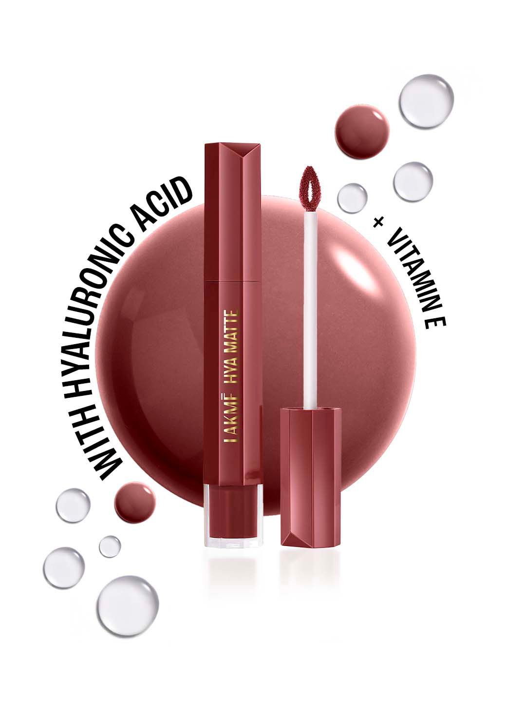 Lakme 9to5 Hya Matte Liquid Lipstick with Vitamin E 5.3ml - Boardroom Blush H02