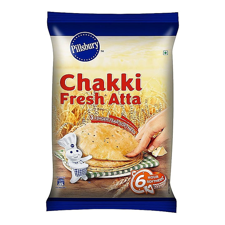 Pillsbury Chakki Fresh Wheat Atta : 10 kgs