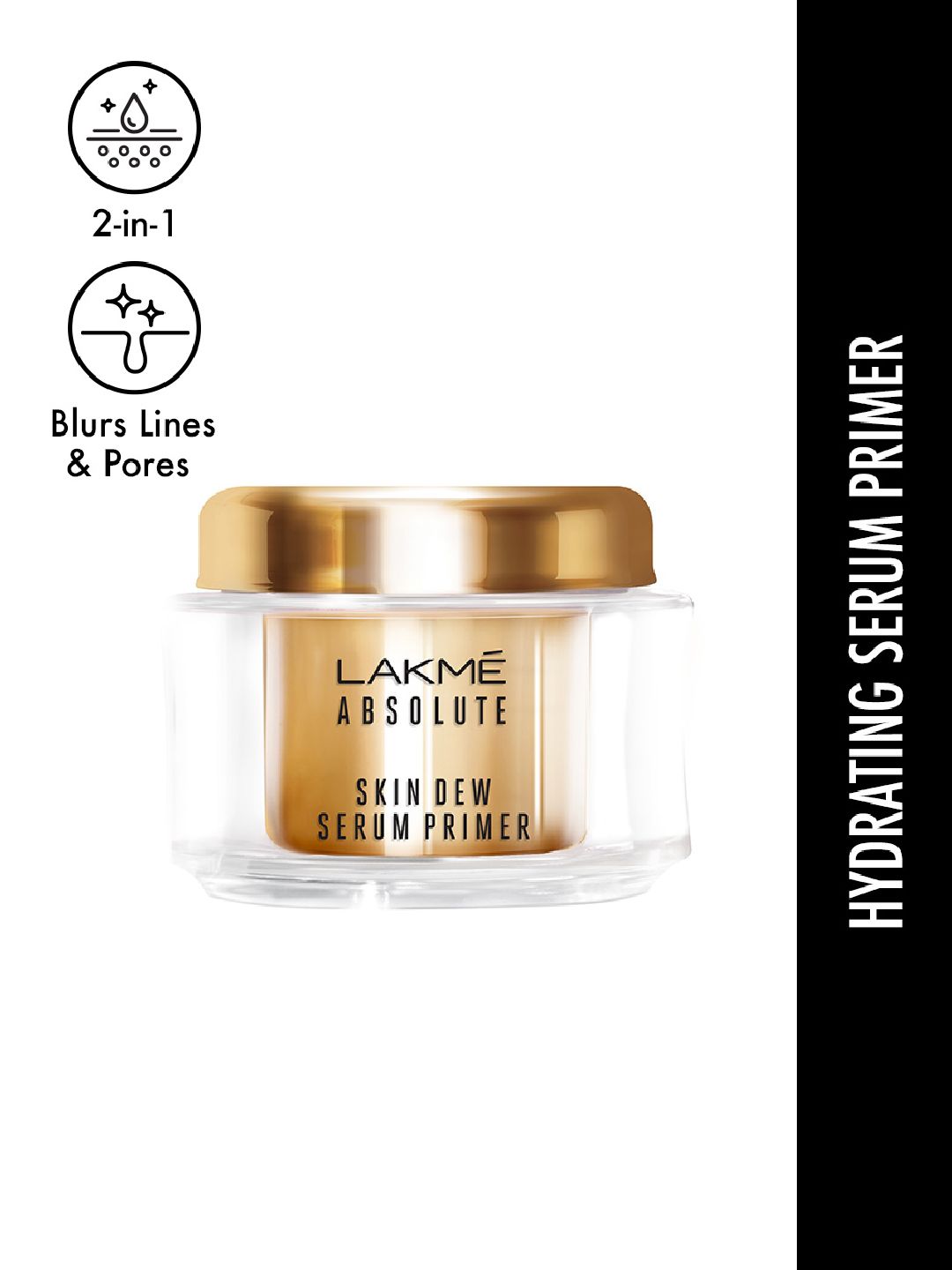 Lakme Absolute Skin Dew Hydrating Serum Primer With Hyaluronic Acid & Niacinamide - 28g