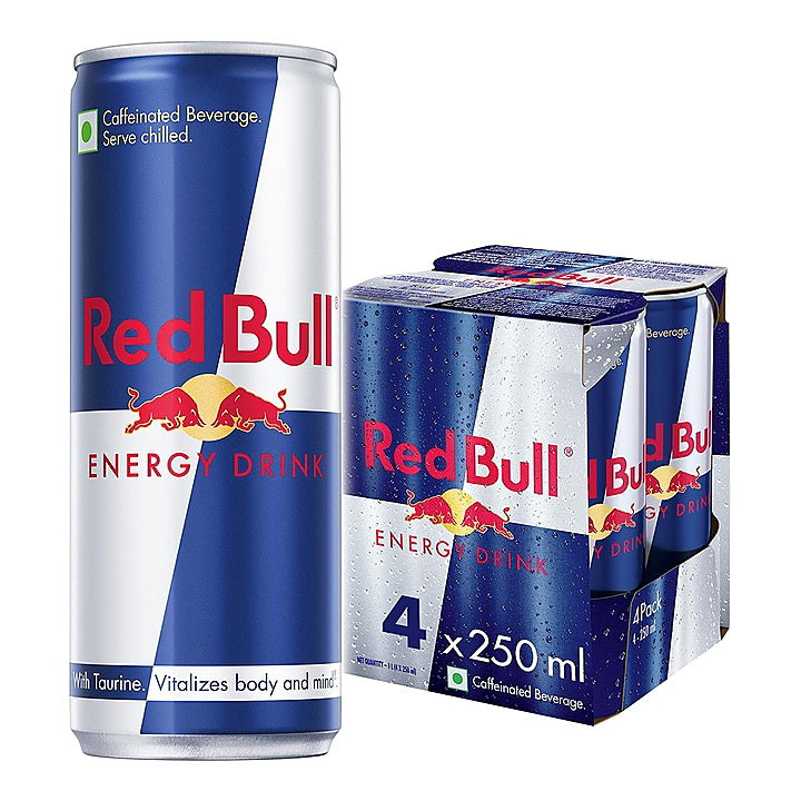 Red Bull Energy Drink Pack : 4x250 ml