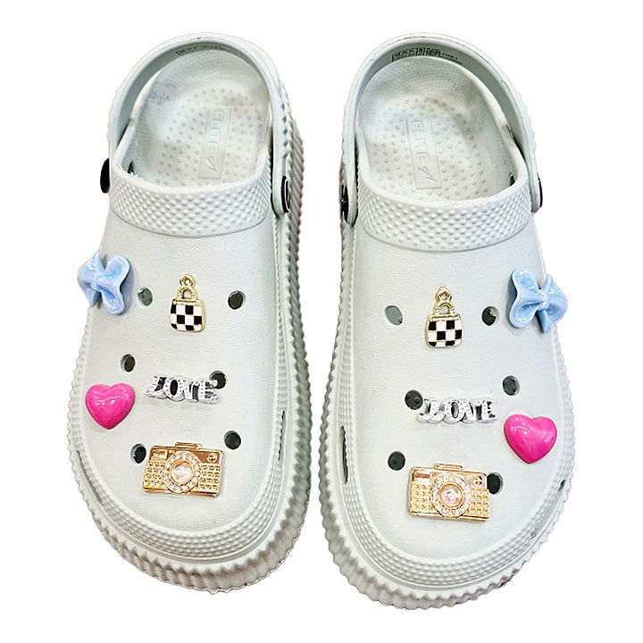 Relaxo Flite FL 2061 Ladies Clogs (P. Aqua) : Size 8