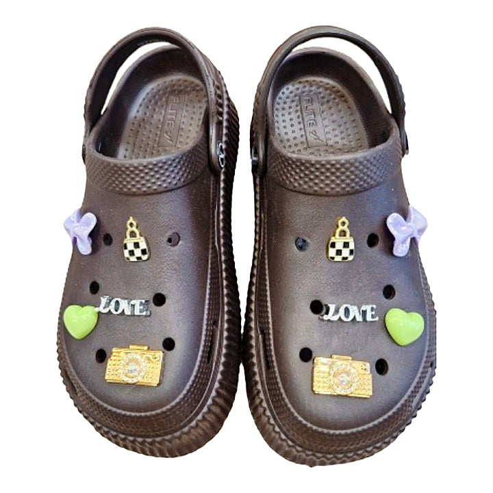 Relaxo Flite FL 2061 Ladies Clogs (Wine) : Size 6