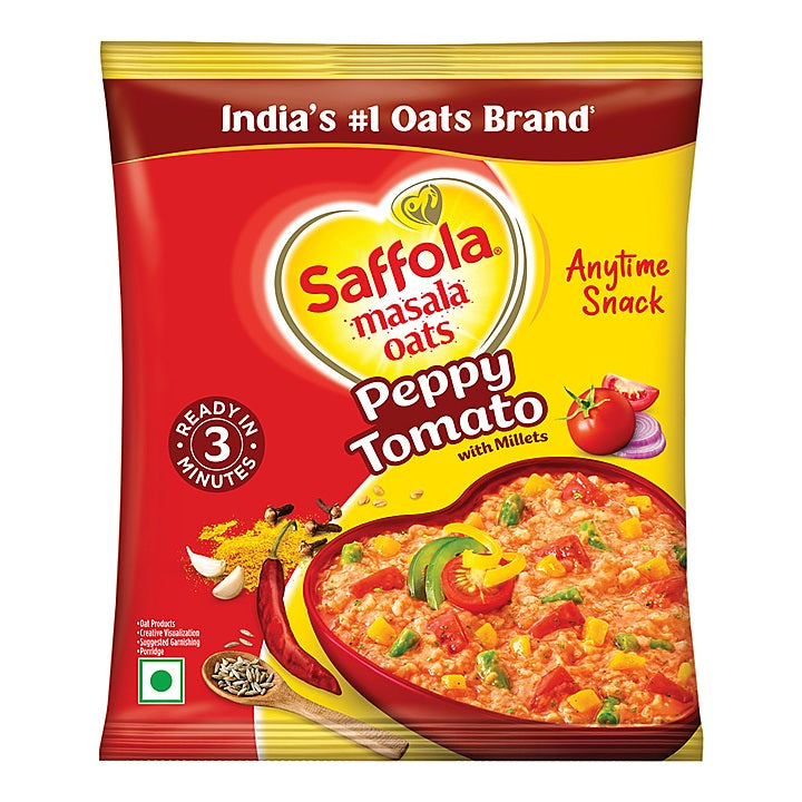 Saffola Masala Oats Peppy Tomato : 38 g