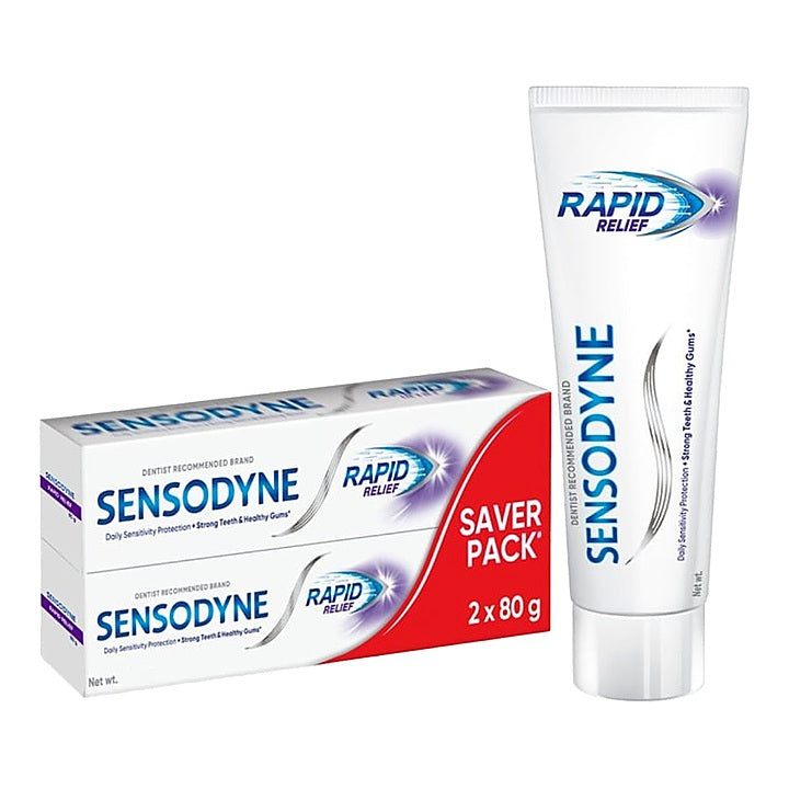 Sensodyne Rapid Relief Toothpaste : 2x80 g