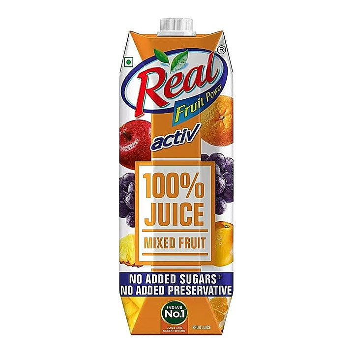 Real Active 100% Mixed Fruit Juice Tetrapak 1 ltr