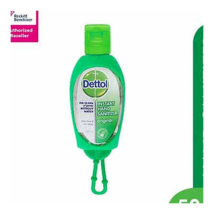 Dettol Hand Sanitizer With Bag Tag 50 ml