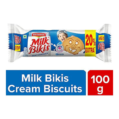 Britannia Milk Bikis Cream Biscuit 100 g
