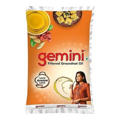 Gemini Filtered Groundnut Oil 870 g