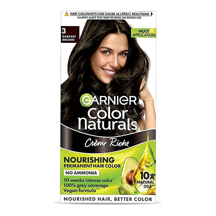 Garnier Colour Natural Dark Brown 3 Hair Colour 20 ml