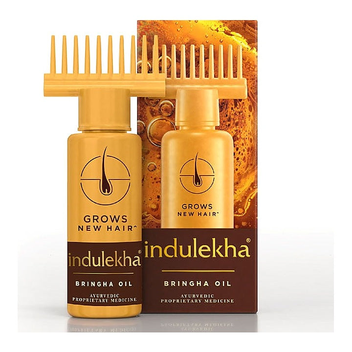 Indulekha Bringha Oil, Reduces Hair Fall And Grows New Hair, 1 Ayurvedic Oil 100 ml