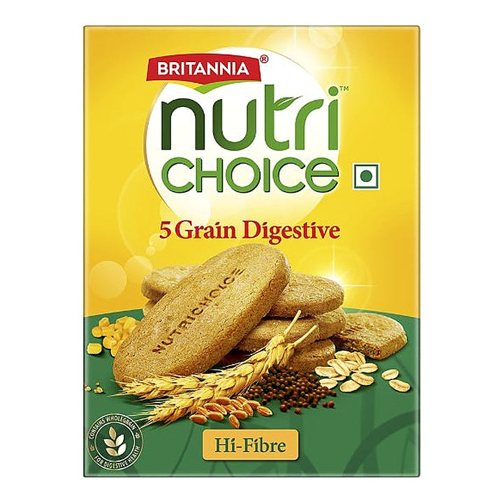Britannia Nutri Choice 5 Grain Digestive Biscuits 200 g