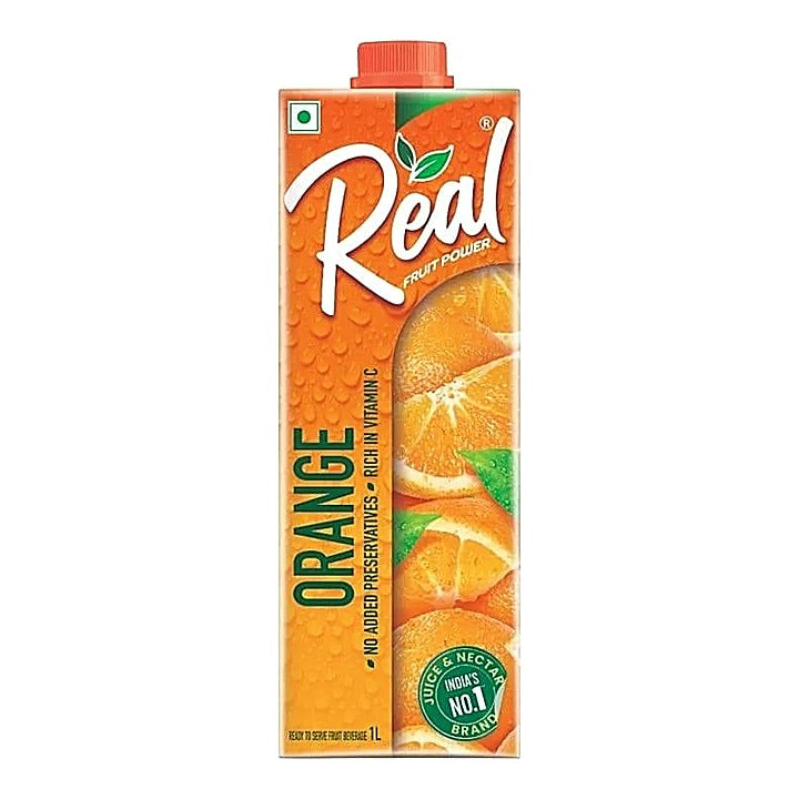 Real Orange Juice Tetrapak 1 ltr