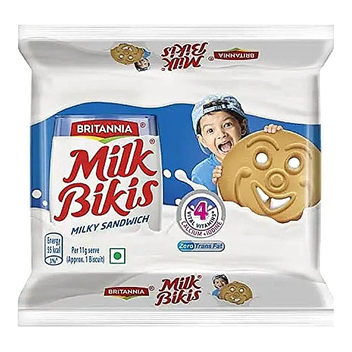 Britannia Milk Bikis Plain Biscuit 170 g