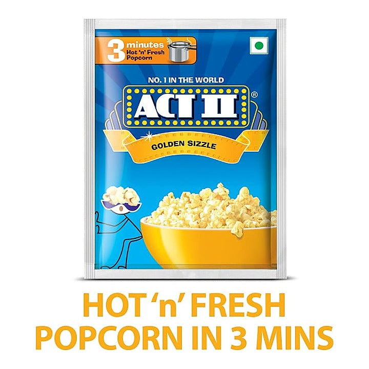 Act II Golden Sizzle Popcorn 35 g