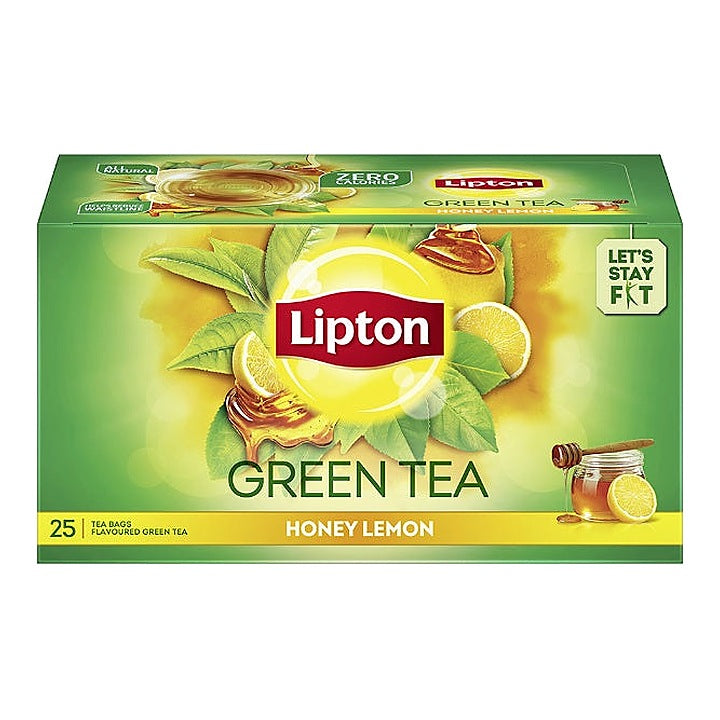 Lipton Honey Lemon Green Tea Bags 25 pcs