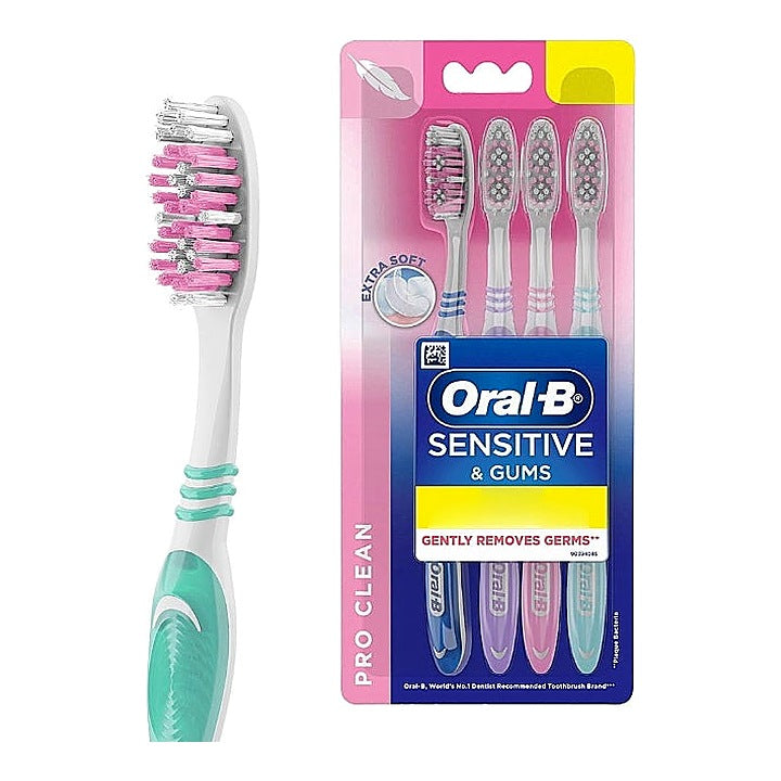 Oral B Sensitive Whitening Toothbrush 3 pcs (buy 2 get 1 free)