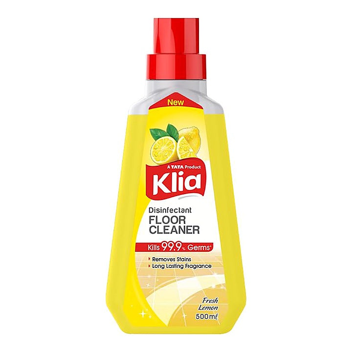 Klia Disinfectant Lemon Floor Cleaner, 500 ml