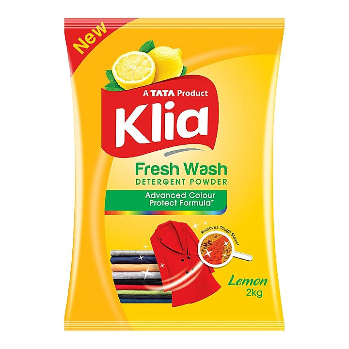 Klia Detergent Bucket Lemon, 2 Kg
