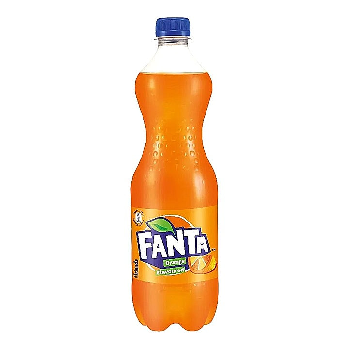 Fanta Orange Carbonated Soft Drink Pet Bottle 750 ml