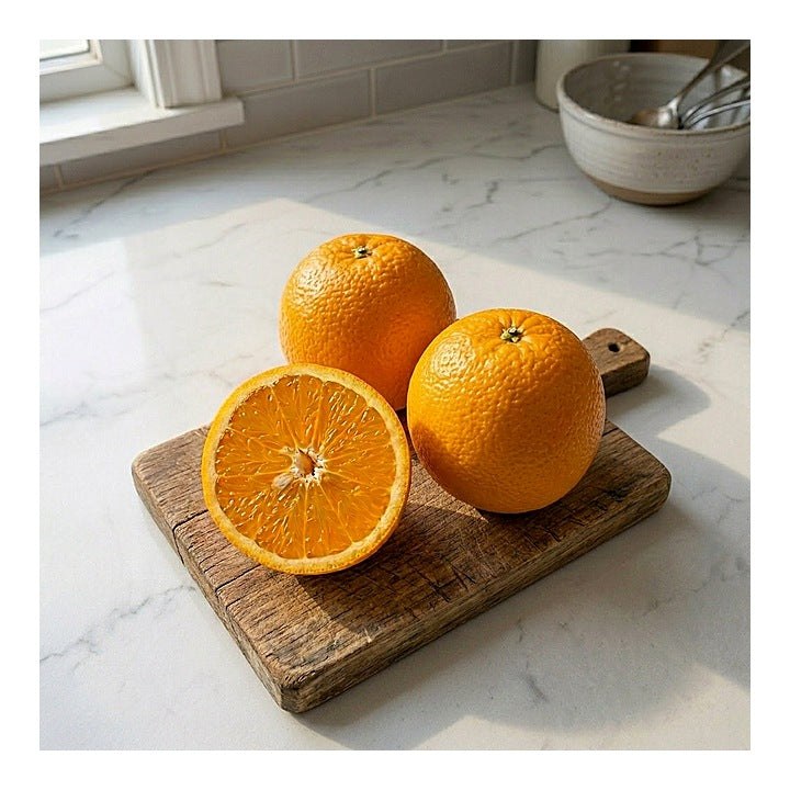 Orange Valencia, ~ 700–800 g