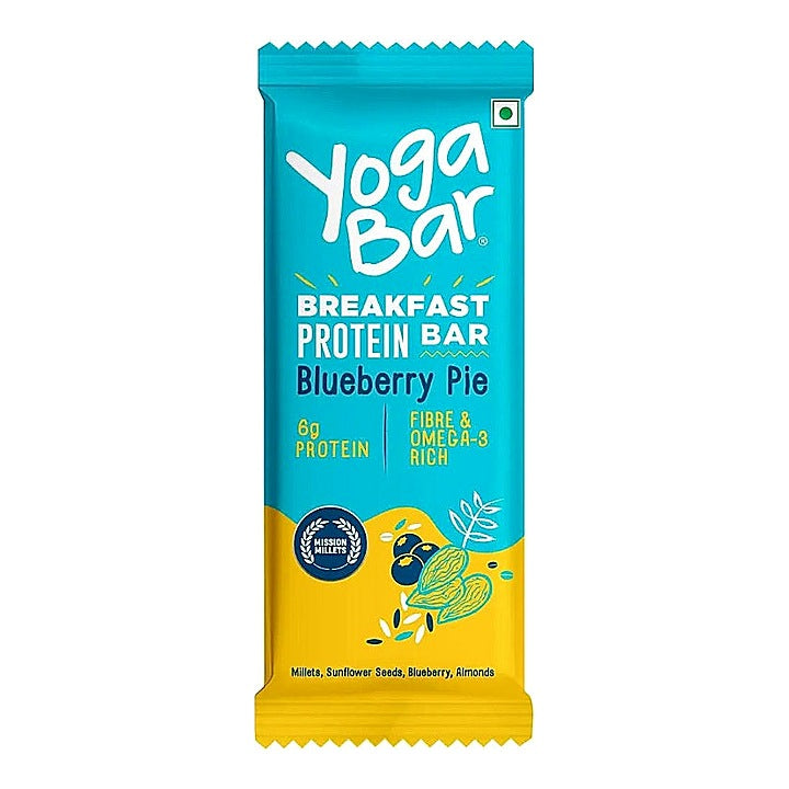 Yogabar Blueberry Pie Breakfast Bar 45 g