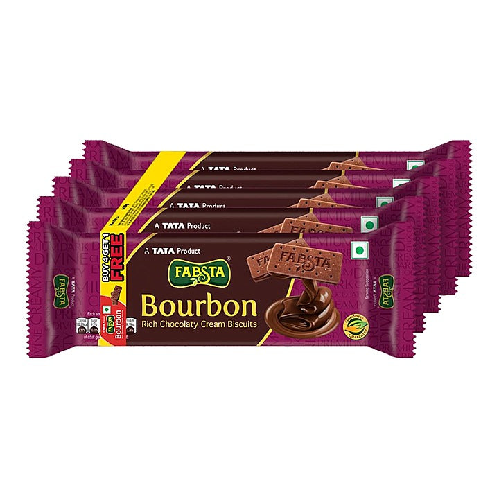 Fabsta Bourbon Cream Biscuit, 600 g