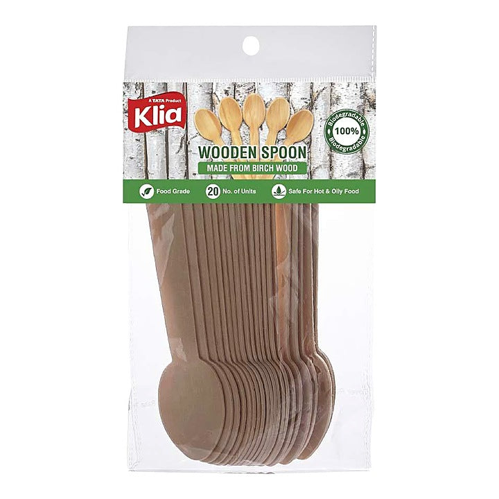Klia Wodden Spoon Pack Of 20