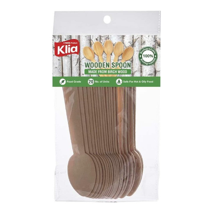 Klia Wodden Spoon Pack Of 20