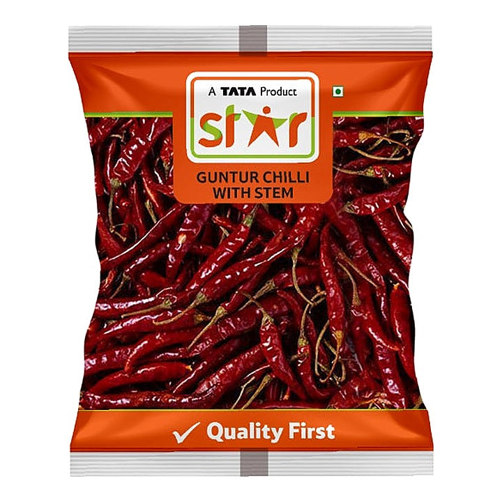 Star Whole Guntur Chilli With Stem 100 g