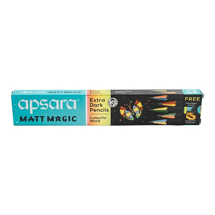 Apsara Extra Dark Mat Magic Pencil pack of 10