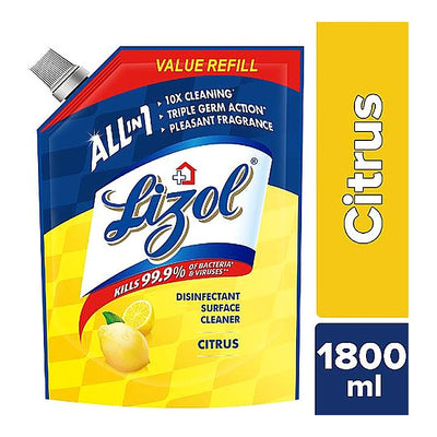 Lizol Citrus Pouch 1800ml