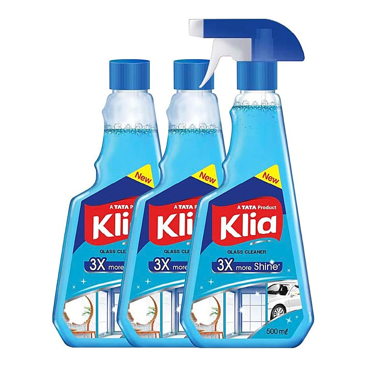 Klia Disinfectant Glass Cleaner Combi, 3x500 ml