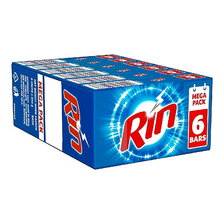 Rin Detergent Bar 6x250 g