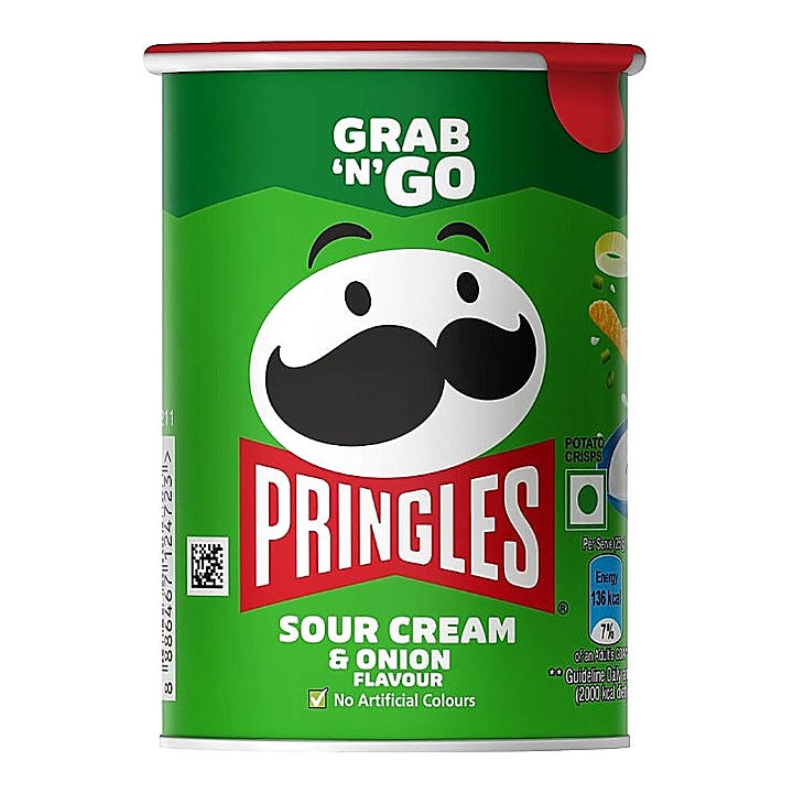 Pringles Sour Cream And Onion Can 40 g